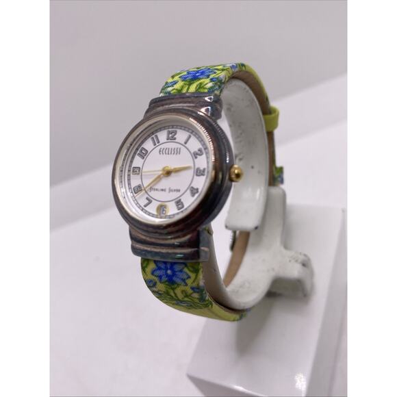 Ecclissi Sterling Silver Womens Watch Works New Battery main image 5